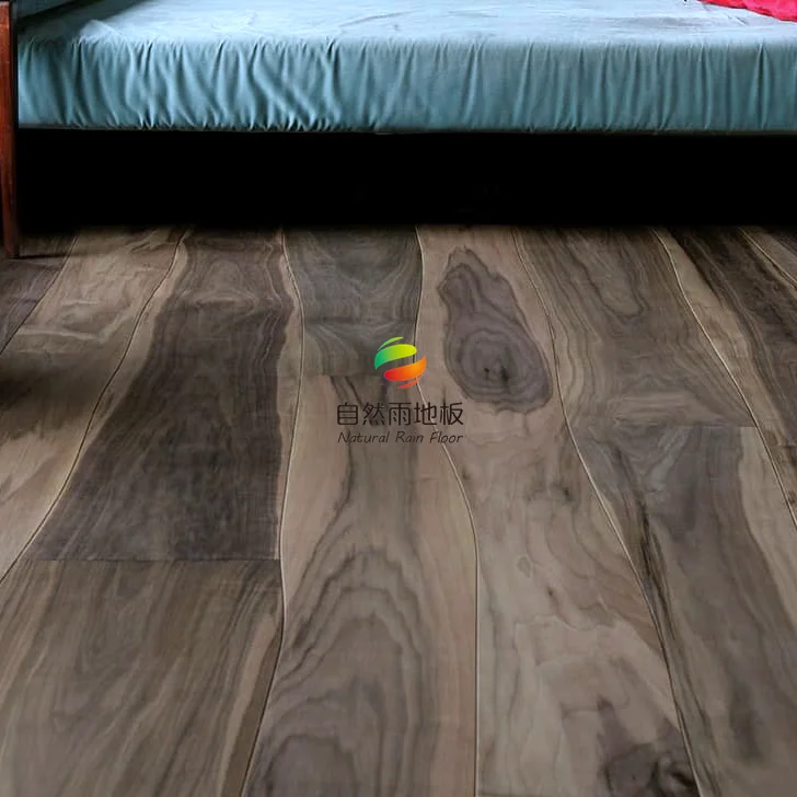 Natural Color Smooth Surface Uv Lacquered Parquet Oak Engineered Wood Floor Hardwood Flooring Curved Natural Wooden Boards