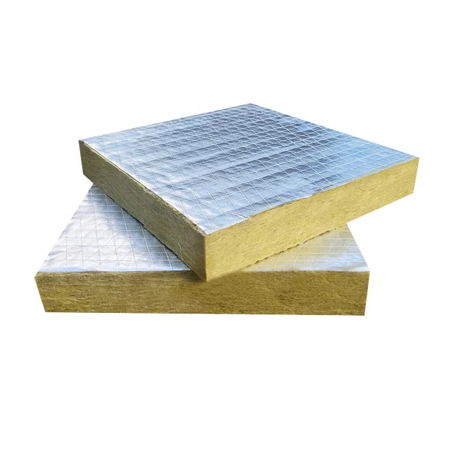 Aluminum Foil Fiberglass Roof Insulation Glasswool Board Fireproof Soundproof Cotton Glass Wool Panel Heat Insulation Boards