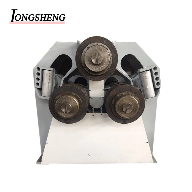 
W24S-16 Hydraulic 3 Rolls tube roller bending making machine angle steel profile bending roll machine 