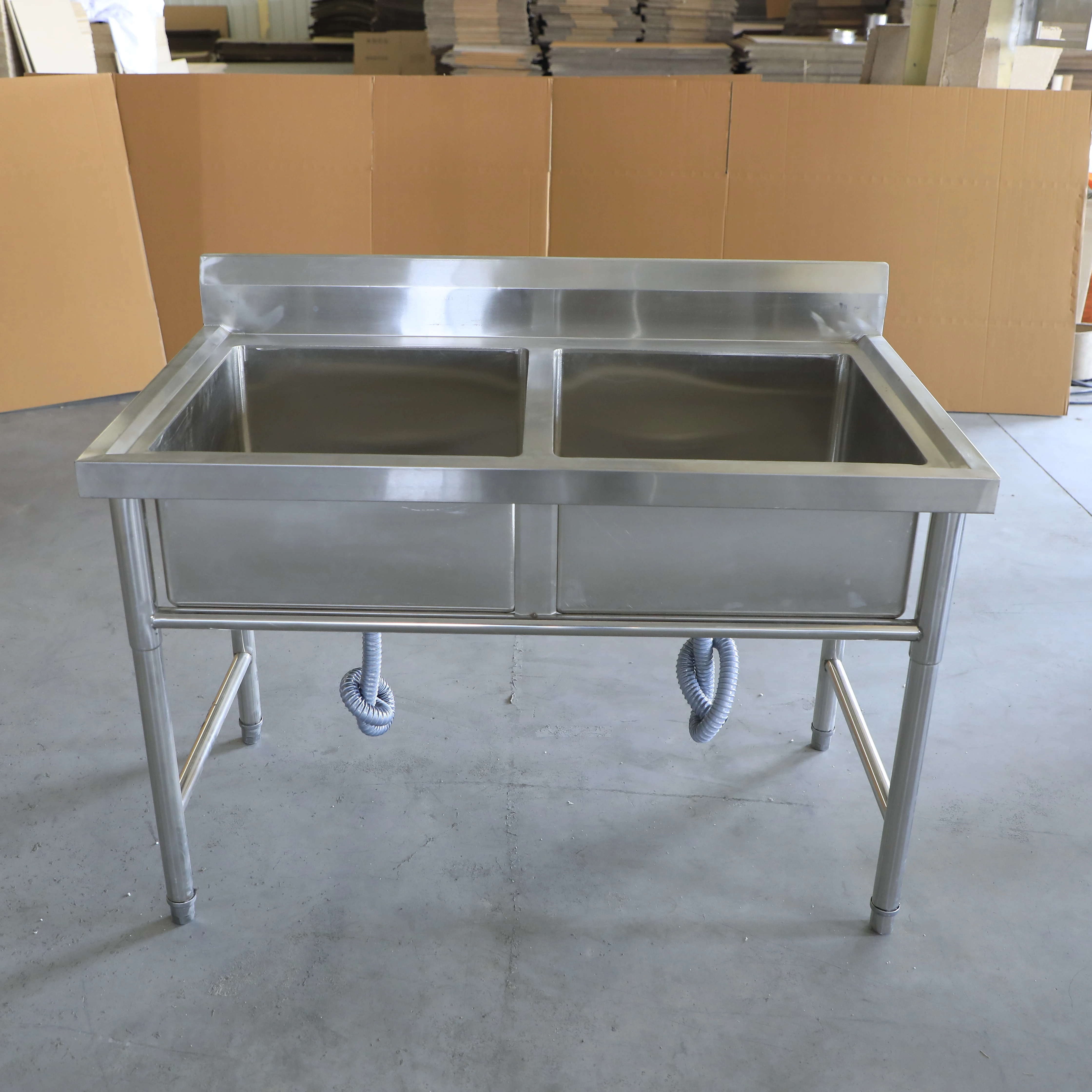 Уличная раковина, раковина с двойной чашей, кухонная раковина с двойной чашей, кухонная раковина с сушилкой