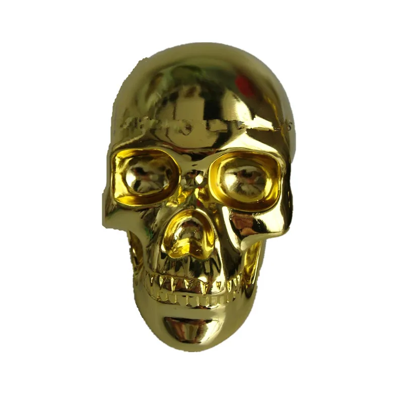 
Human plating light-reflecting colorful skull resin crafts 