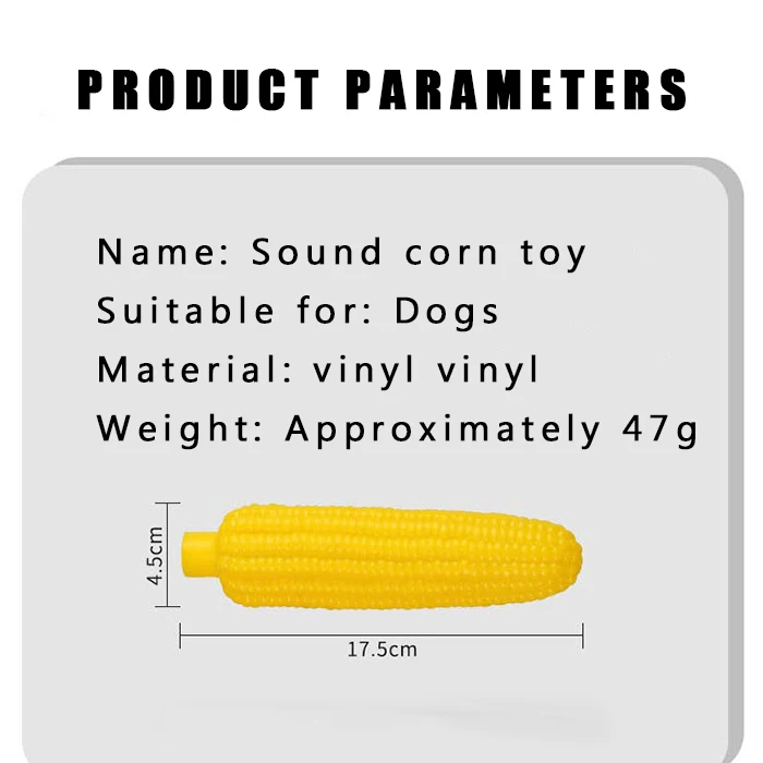 pet chewing toy Novelty Toy Stress Relief Soft Scented Simulation Corns Squeeze Toys