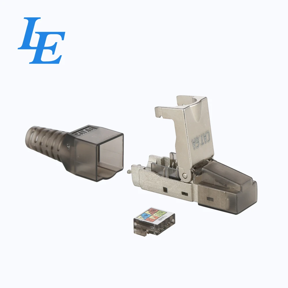  Разъемы LE RJ 45 Cat5E Cat6 Cat6A RG45 для