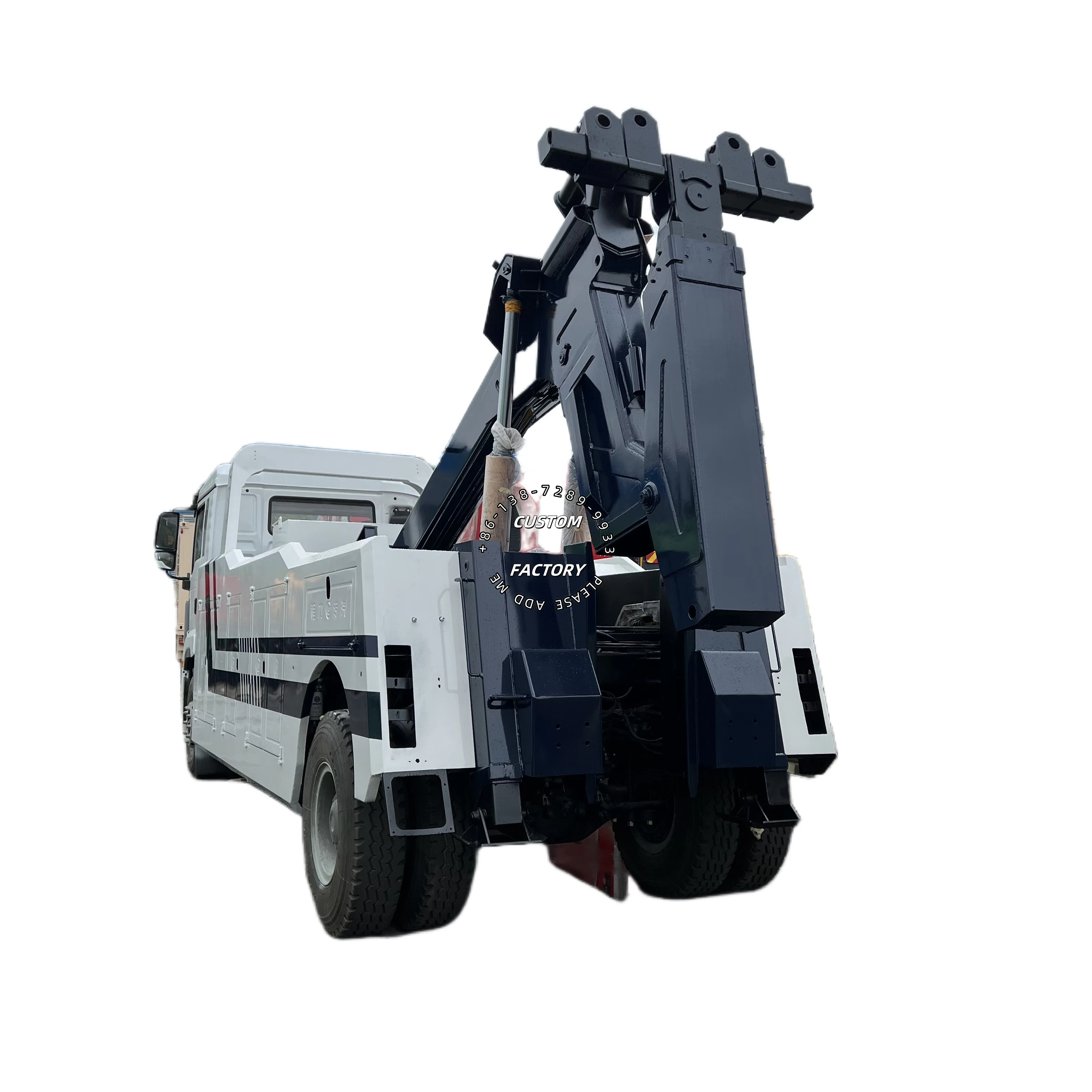 Shacman CKD SKD 13 tons Tow Truck 16 Ton Tow Truck with Crane & Hydraulic Rear towing for isuzu
