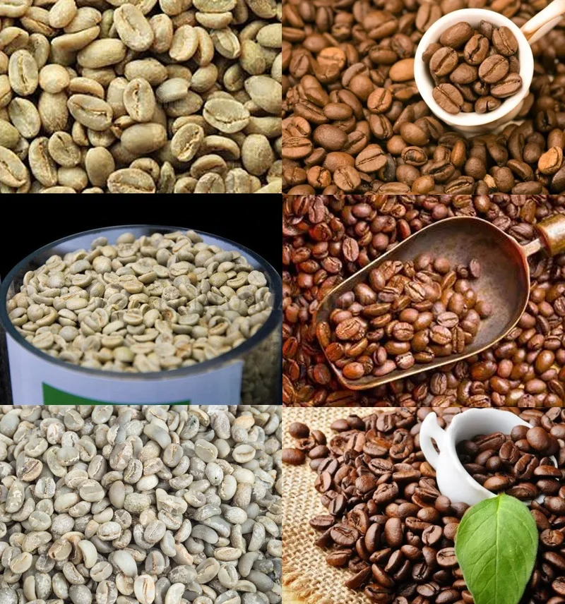 Organic Coffee Beans Roasting Machine / Coffee Roaster Industrial / Madagascar Coffee Beans Roasting Machine