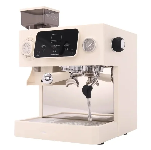 Лучшая полуавтоматическая машина для приготовления эспрессо с кофемолкой сенсорным экраном кофейная дома