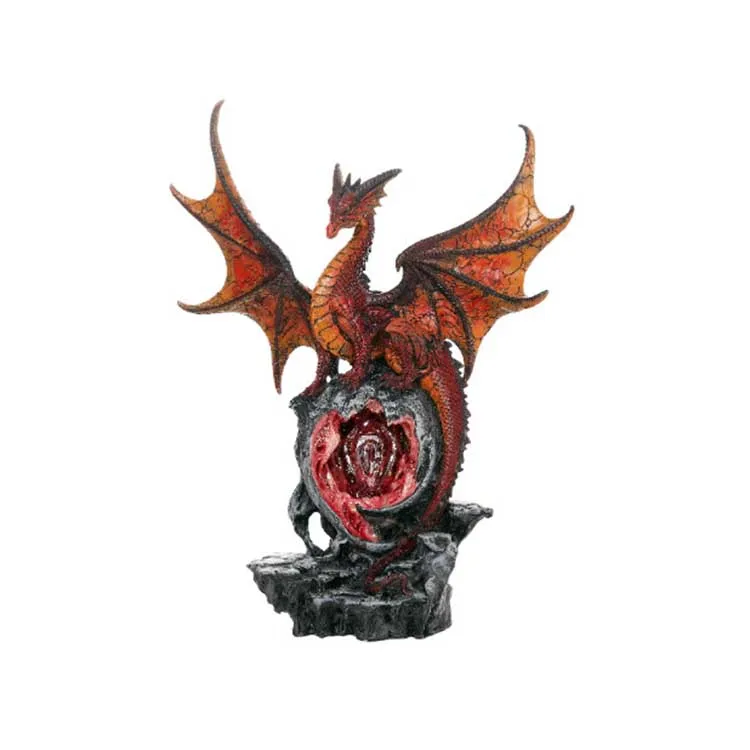 
High Quality Custom 3D Model Polyresin Dragon Decorating Figurine Fantasy Statue 