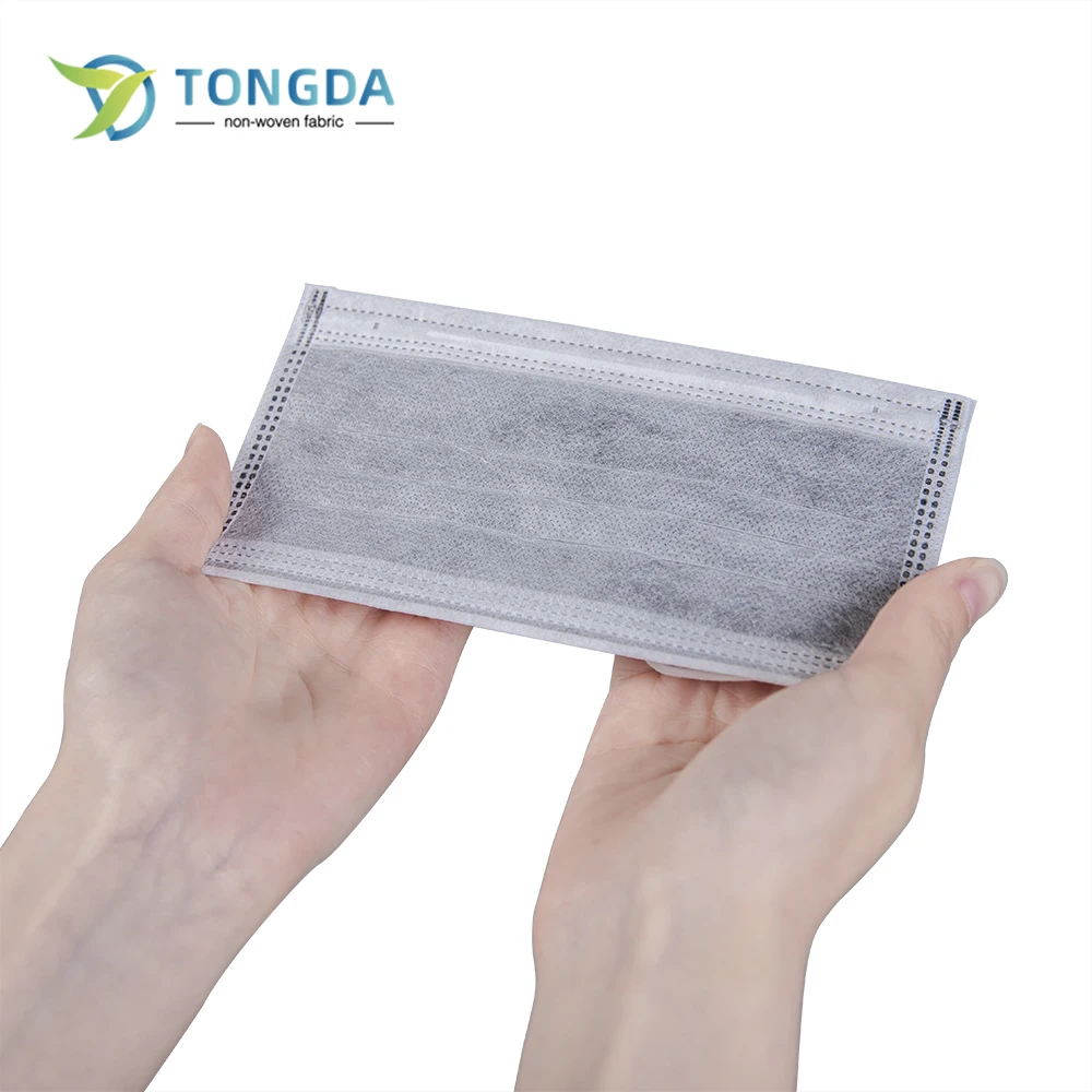 Carbon Filter Face Mask Non Woven Active Carbon Face mask 3 Ply Available Good Quality Face Mask