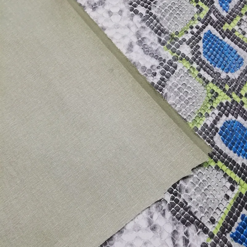 Wholesale Fashion Animal Skin Printed Faux Synthetic Leather Designer PU Leatherette for Bag Crafts Cushion Seat Wallet