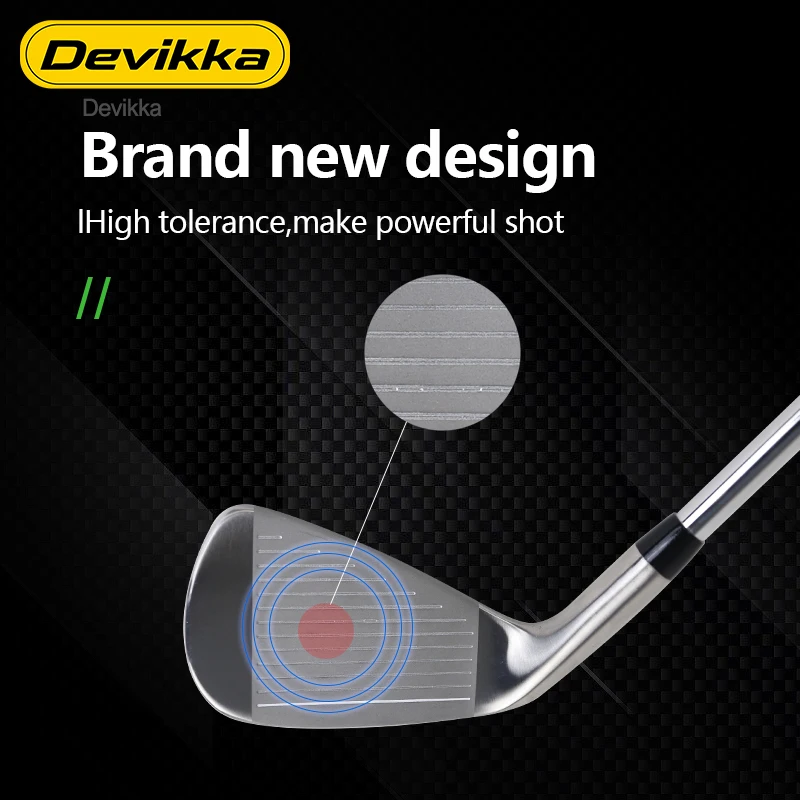 Devikka Factory custom silver forged golf #7 iron training club golf iron club prevent elbow bend