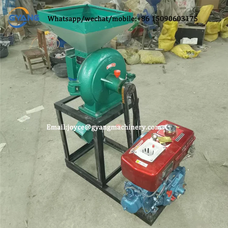 Professional Corn Flour Mill/ Grain Mills For Sale/ Small Agricultural Diesel Maize Milling Machine
