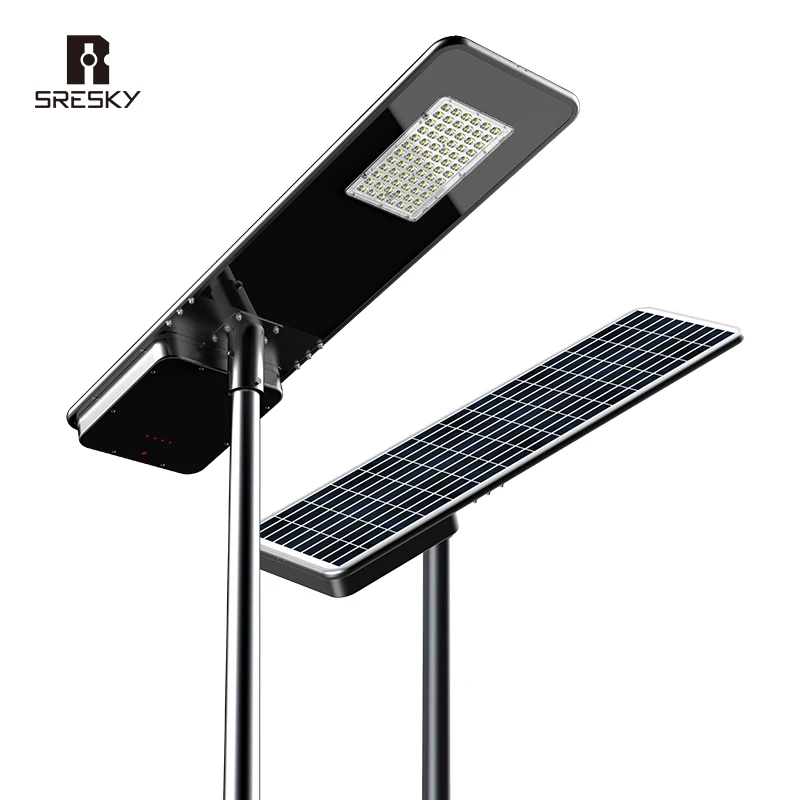 High powered all in one IP65 waterproof outdoor 60w 100w led solar street  light