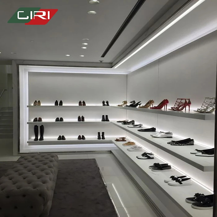 CIRI Factory Price Direct Selling Sport Shop Simple Style Wooden Round Handbag Display Table Custom Sport Shoes Shop