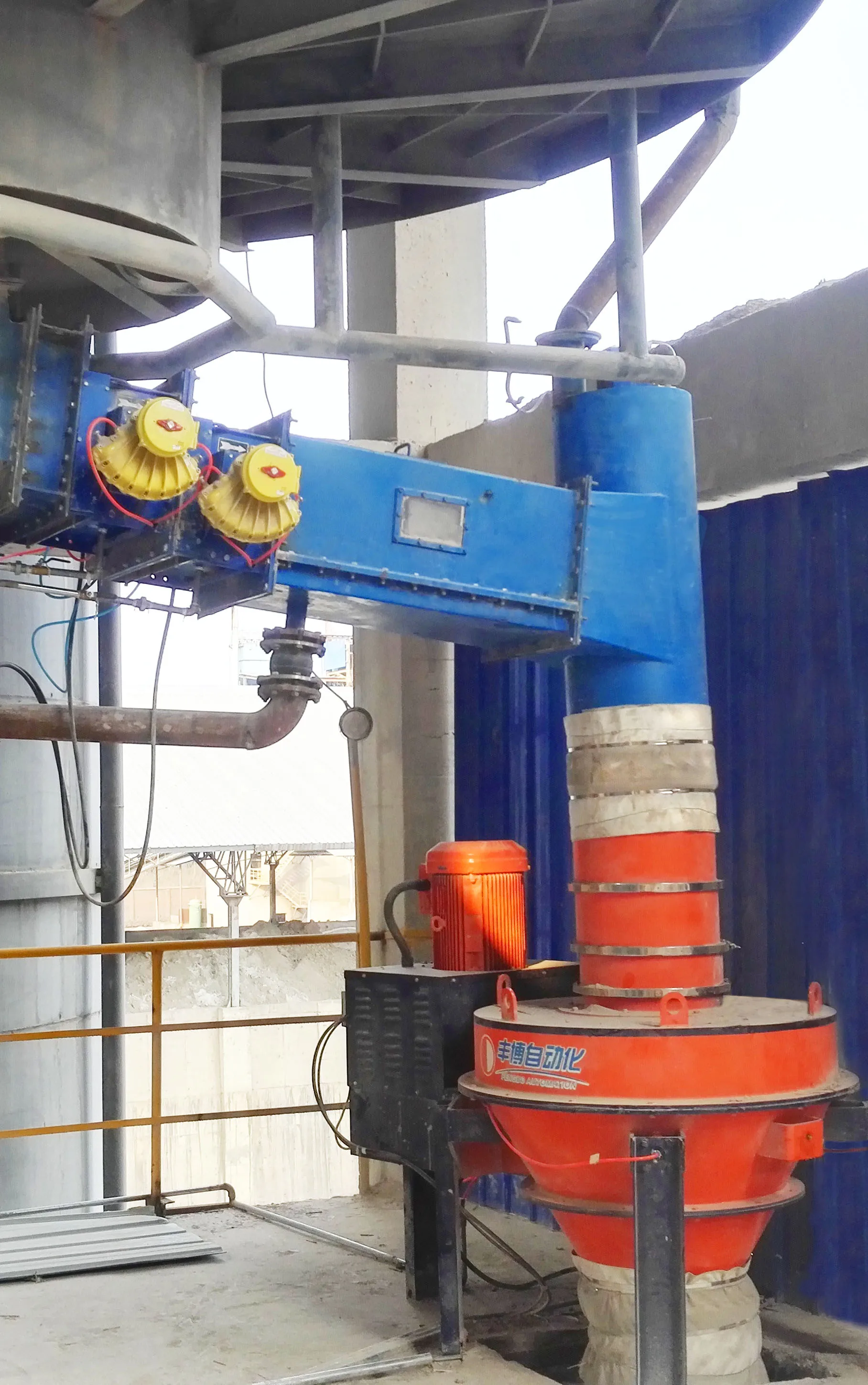RAW MEAL Weigh feeder/ Coriolis mass flow meter replace rotor weighfeeder