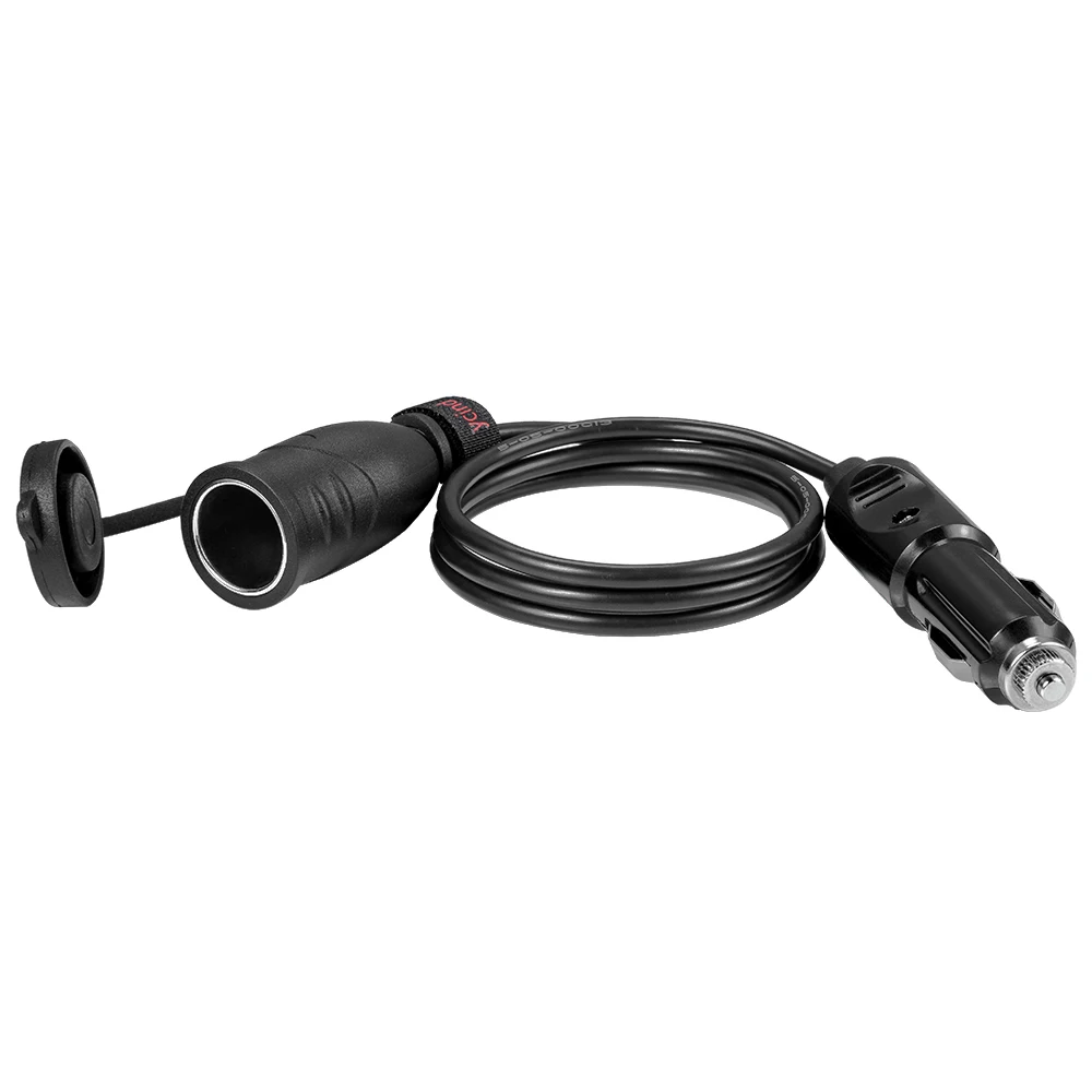  Cigarette Lighter to Female Socket Battery Extension Cable Aviation Plug 12V/24V 15A 13AWG Cord 10Ft