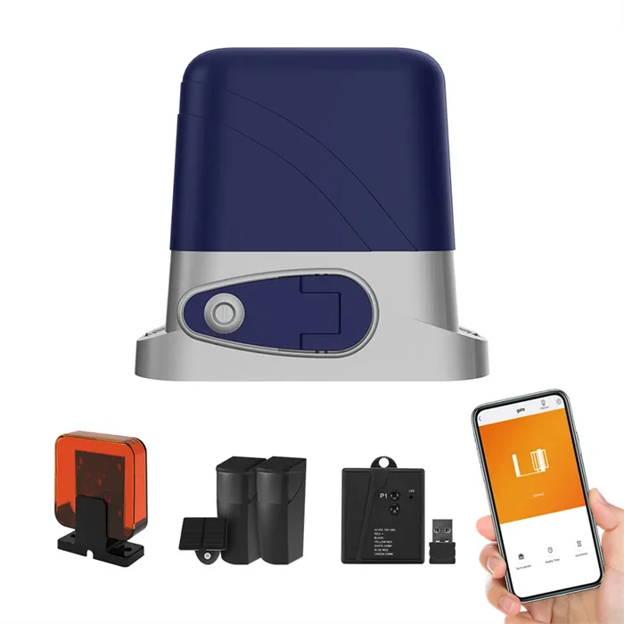 600KGS - 3000KGS WiFi система безопасности солнечной энергии мотор раздвижные ворота с умным пультом дистанционного управления