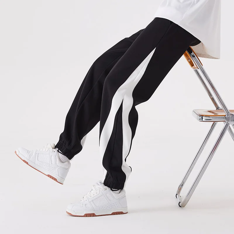 Dcy Jogging Man Cotton Pants,Y2K Baggy Straight Loose Wide Leg Jeans Pant Men,Seasonless Pants Unisex