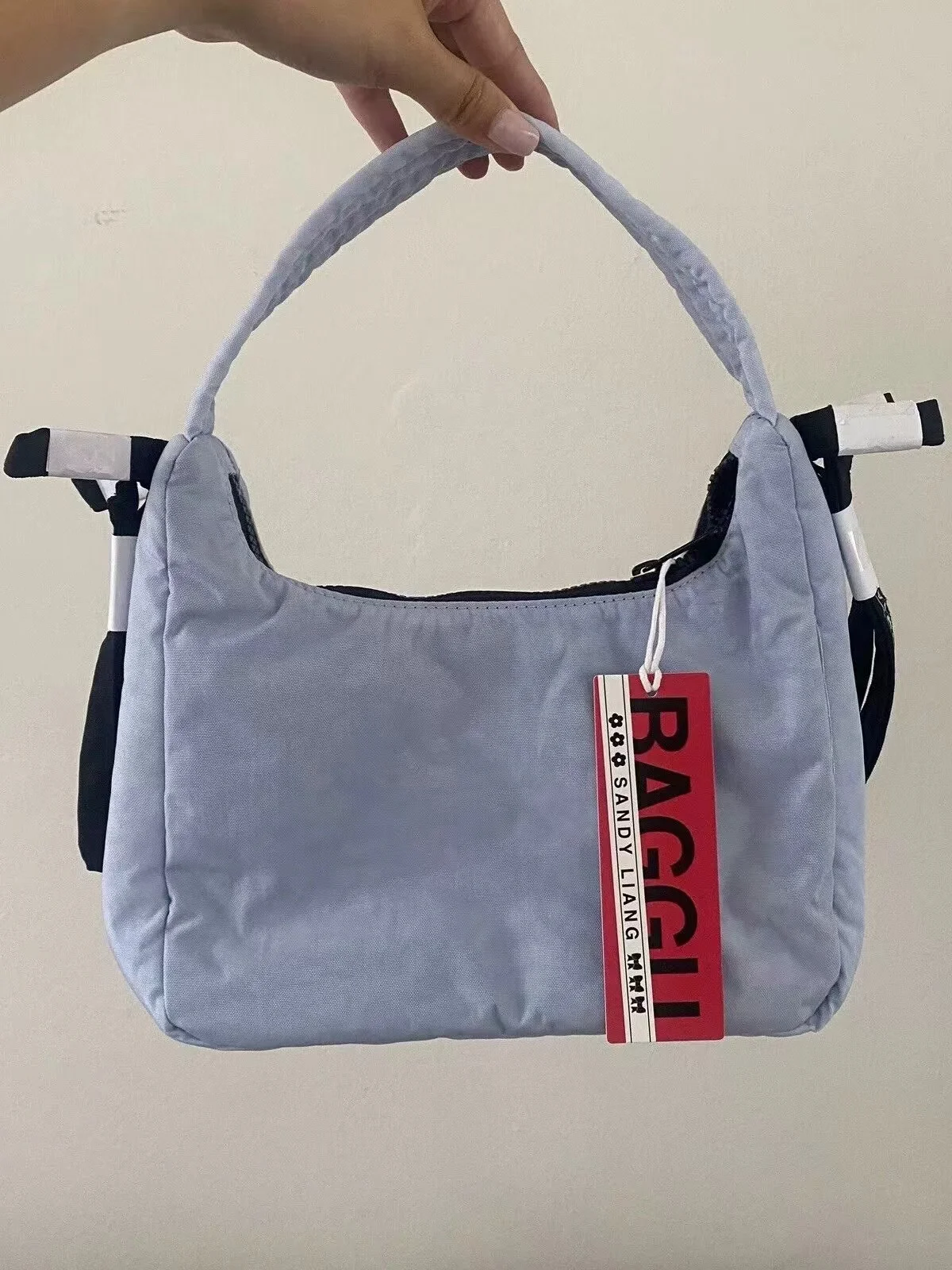 Korean Style Cloud Bag Nylon Waterproof Puffer Handbags Underarm Shoulder Bag Mini Purse