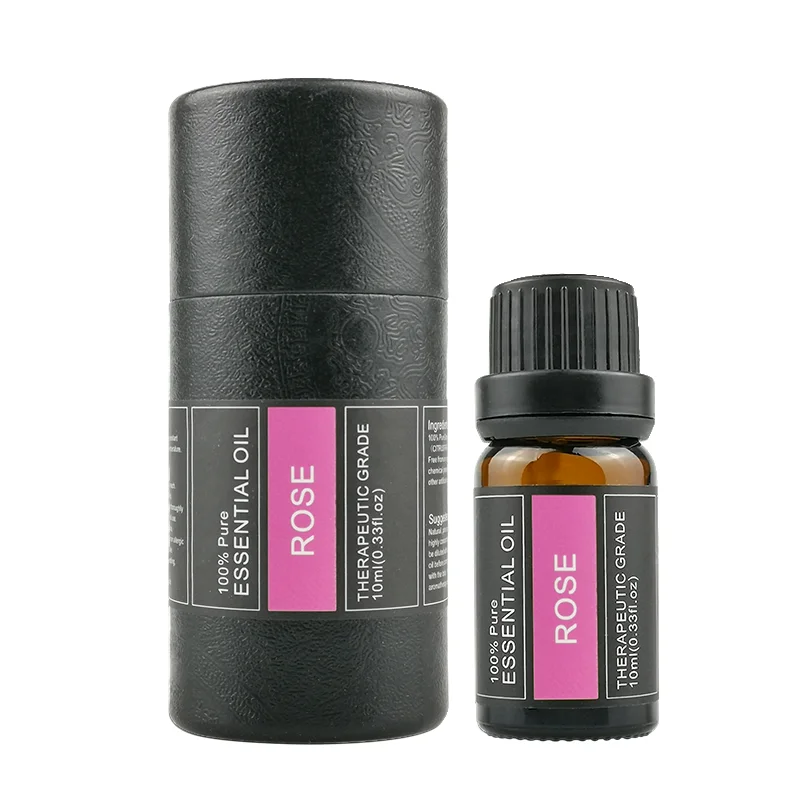 Wholesale 10ml Rose Aroma Essential Oil Sale Whitening And Moisturizing 100% Pure Essential Oils For Diffuser