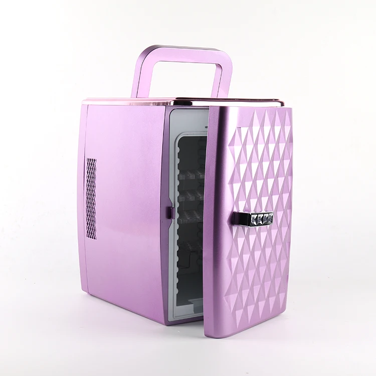 Wholesale Portable 4 Liter 12v Mini Cooler And Warmer Personal Office Refrigerator Mini Cosmetics Fridge For Skin Care Bedroom