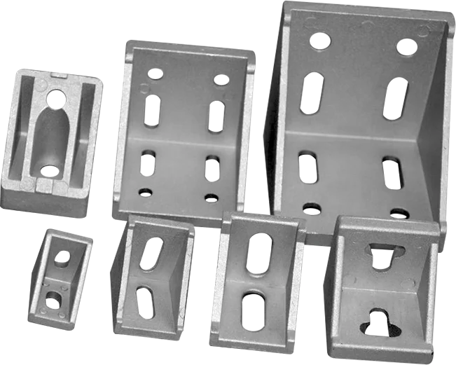 Aluminum Profiles Accessories 90 Degree L Shape T Angle Iron connect corner  Bracket