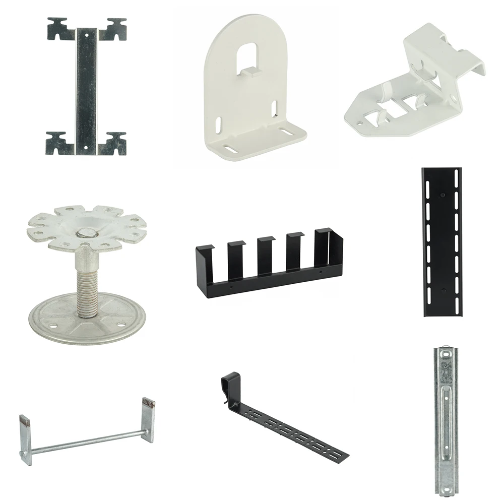 customized sheet metal working parts curtain motor bracket metal bending with spray sheet metal manufacturing