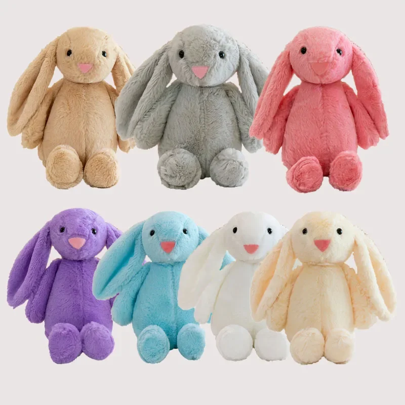 Dropshipping Products 2024 Christmas Plush Stuffed Animal Toys Super Soft Cute Rabbit Plush Doll Toy For Children Gift