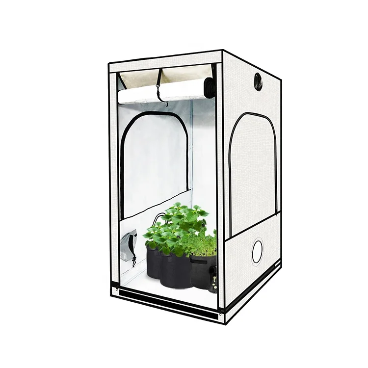 Wholesale Hydroponics Garden Equipment White PE Grow Tent Indoor Custom Growing Box Grow Room