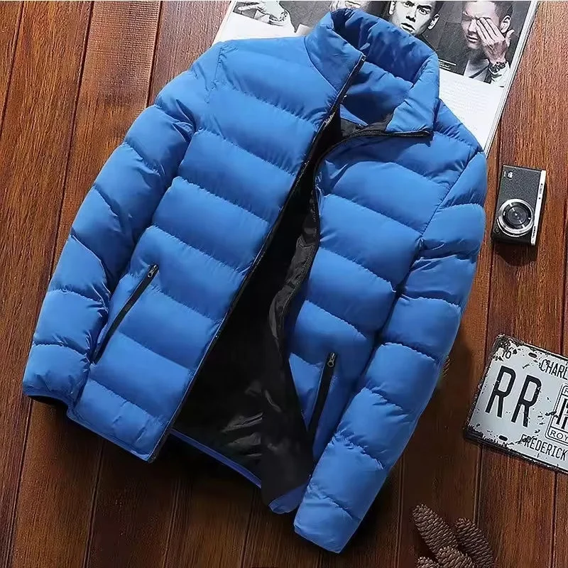 Hot Sale Winter Jackets Men Fashionable Puffer Coat without Hooded Down Coat Goose Jacket