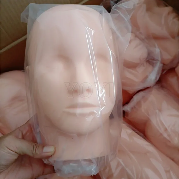 Wholesale Tattoo Practice Skin Realistic Mannequin Head Practice Training Head For Lash Extension