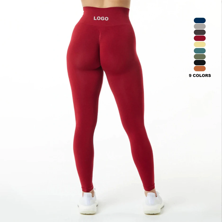Multicolor Women Gym Fitness Leggings High Waist Booty Push Up Workout Yoga Scrunch Butt Leggings