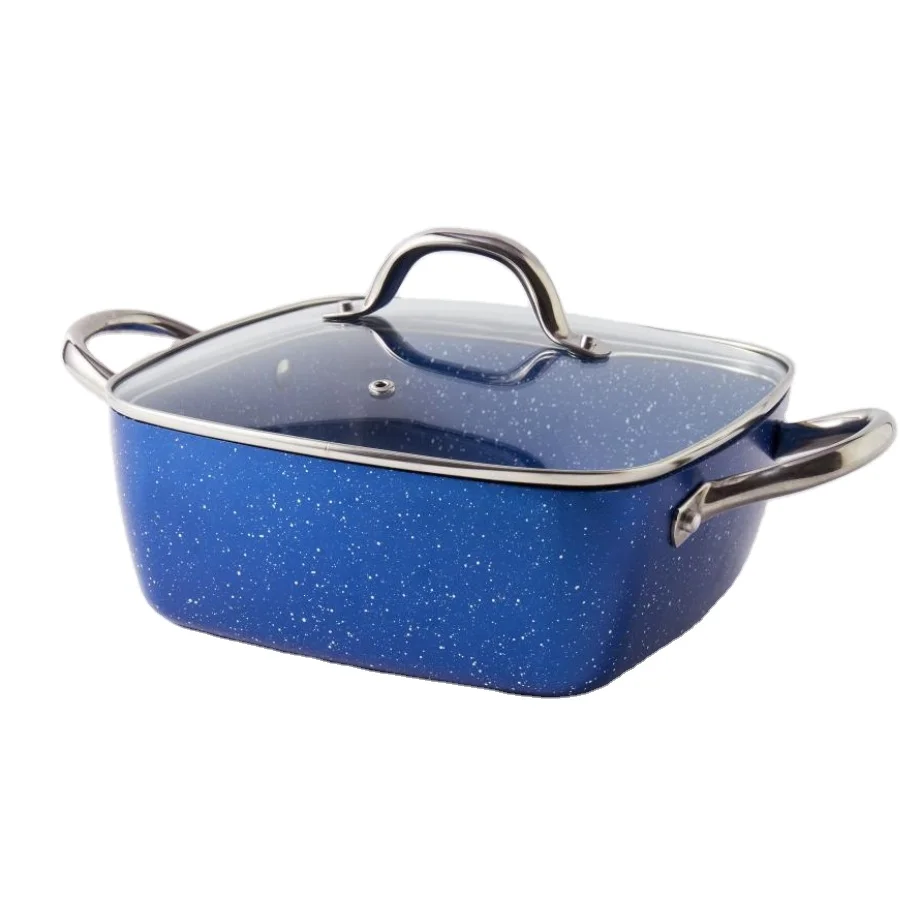 Wholesale cookware ceramic casserole aluminum cooking pot