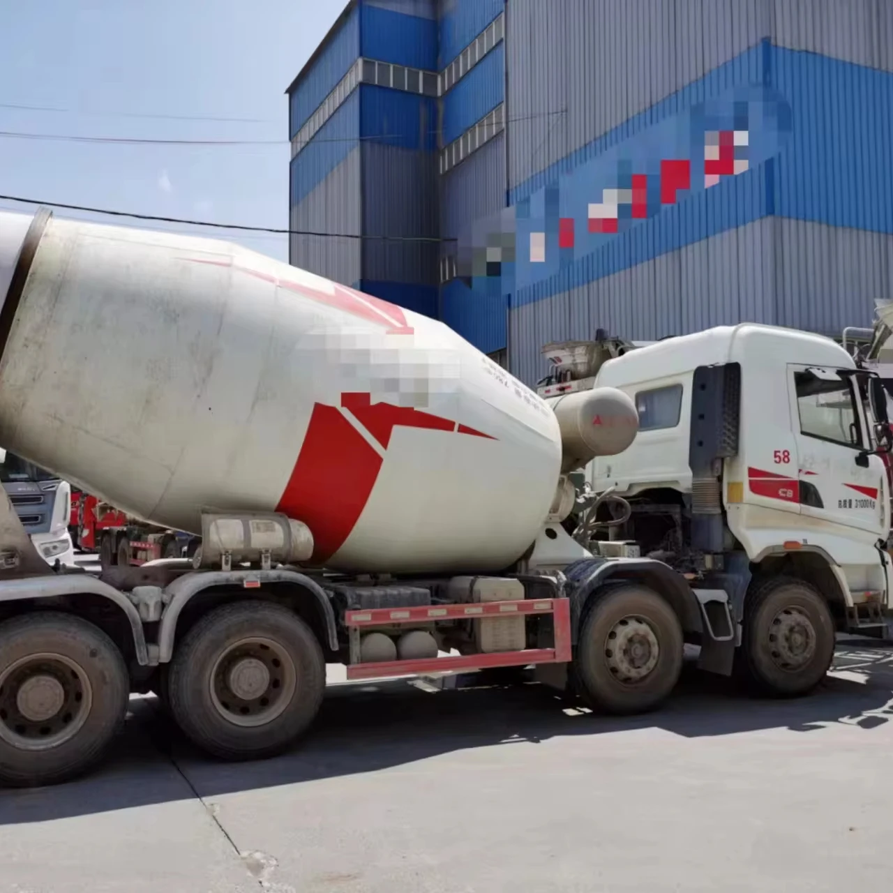 Customized Colors, Customized Needs Used Pump Concrete Mixer Truck are in stock with available price