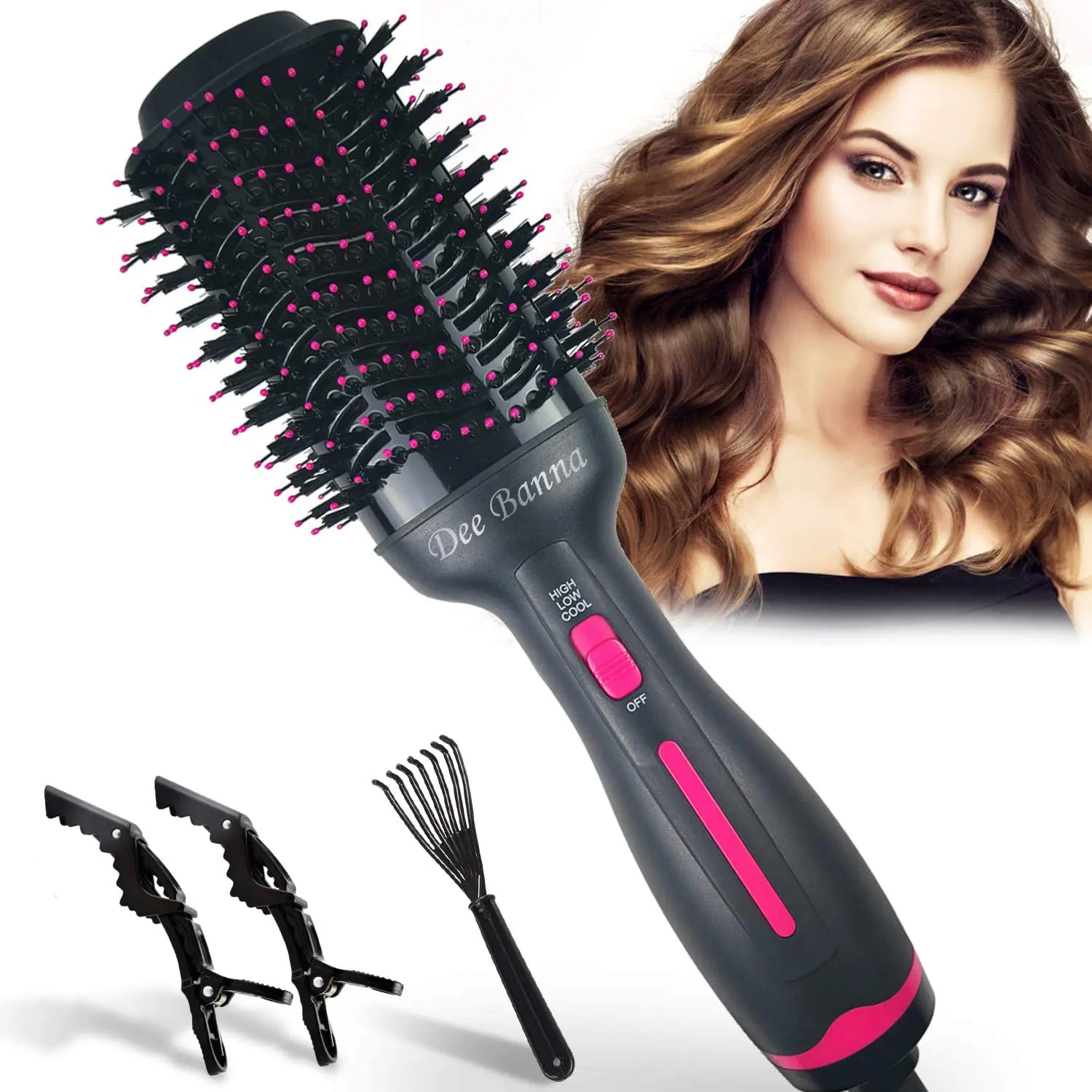 
Popular Household Professional Brush Hair Straightener Wholesale 