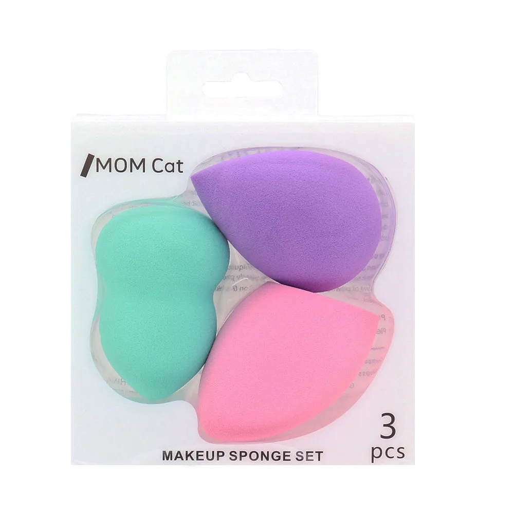 New Products Different Color Wholesale High Quality Super Soft Makeup Sponge Custom Logo Blender Microfiber Sponge