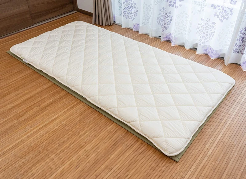 Japanese Traditional Tatami Mattress Pad High Grade Queen Size Straw Mattress Floor Mattress Topper For Sleep & Travel