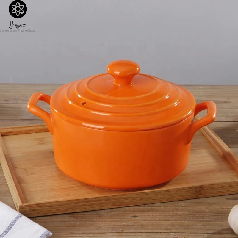 Made in China Ceramic Soup Pot /Cookware With Lid/ Kitchen Utensil Cooking Pot