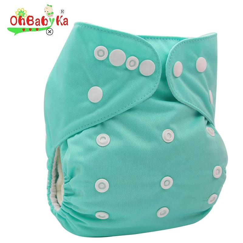 Ohbabyka China Manufacturers Cotton Cloth Diapers Pocket Reusable Baby Washable Cloth Diaper