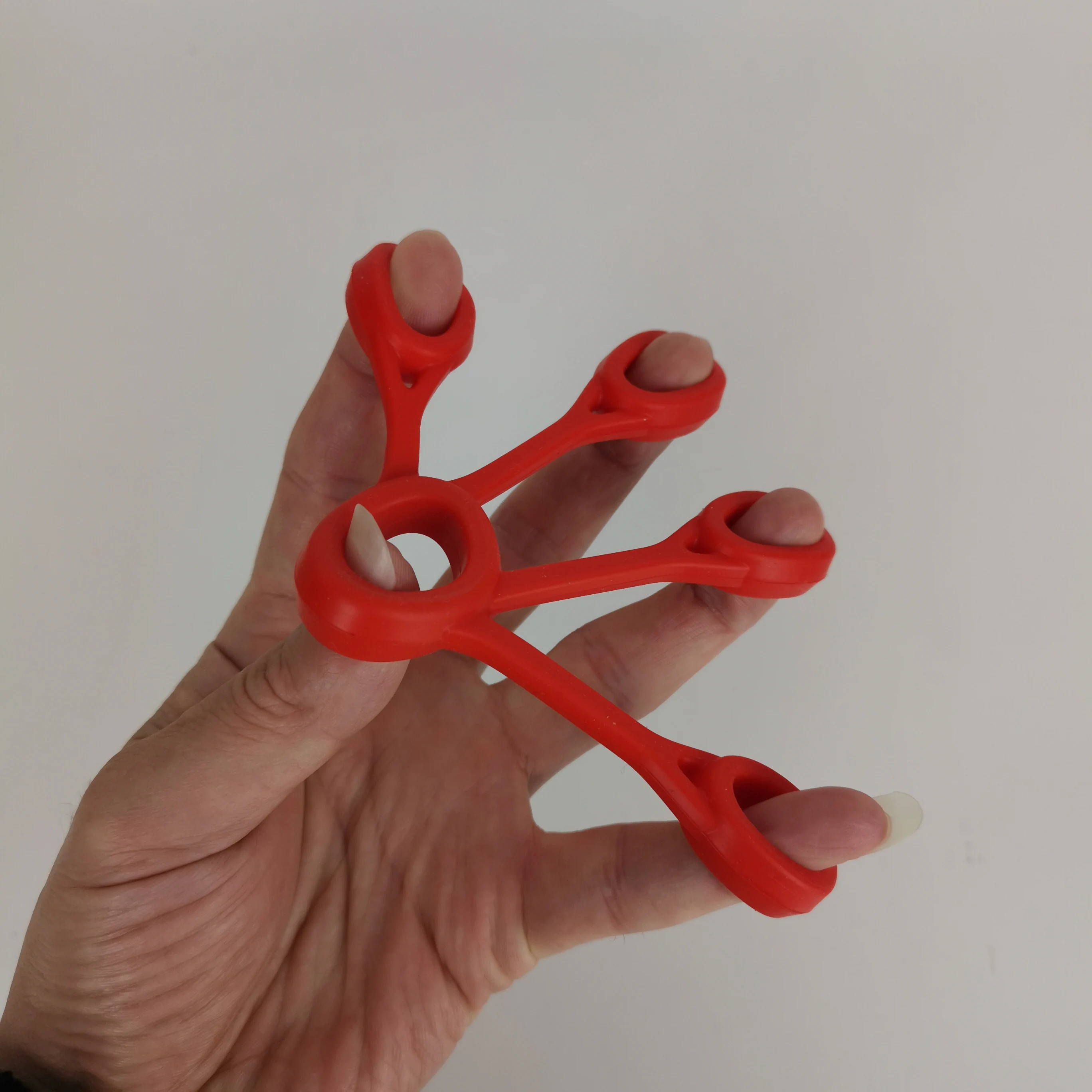 Silicone Grip Device Finger Exercise Stretcher Durable Piano Playing and Climbing, Set of 3
