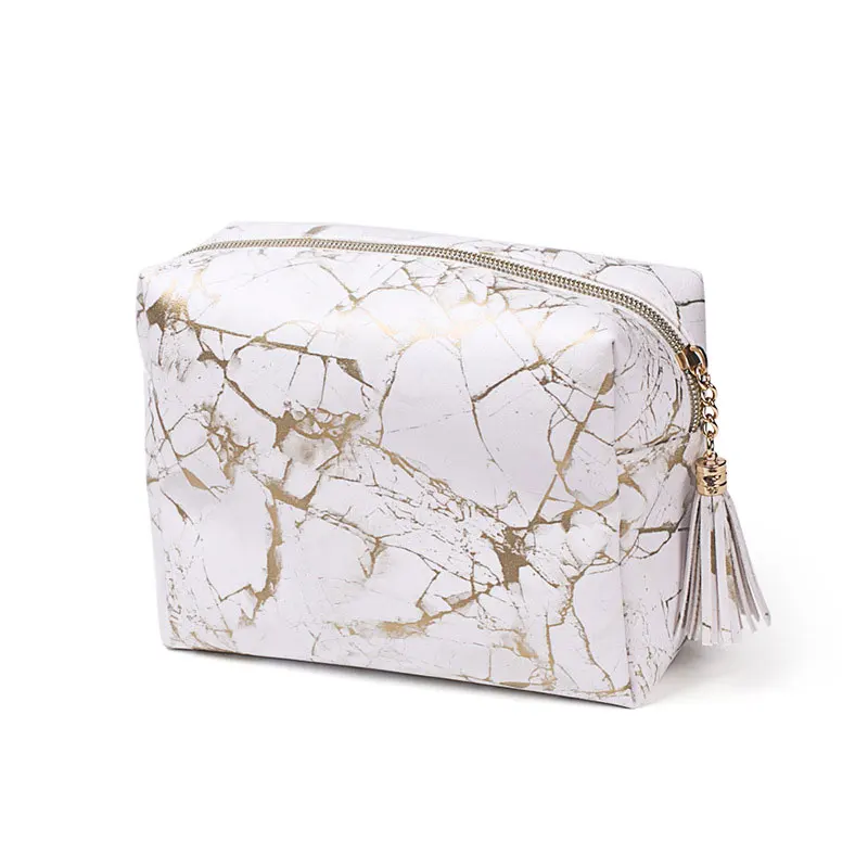 High Quality Marble Makeup Bag Toiletry Bag Cosmetic Bag Make up Organizer Brushes Holder Travel Storage Case