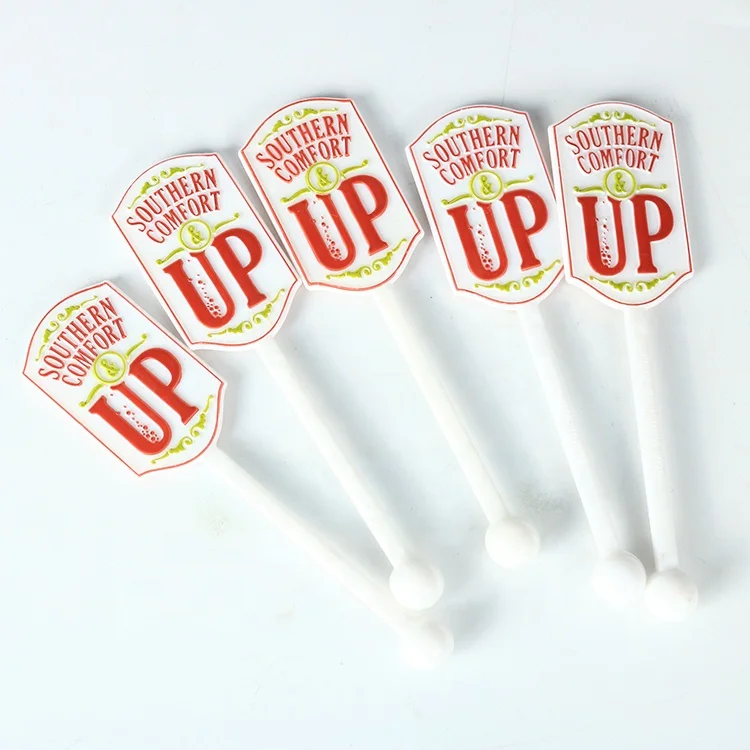 Good Selling Drink Custom Acrylic Black Personalized Stirrers
