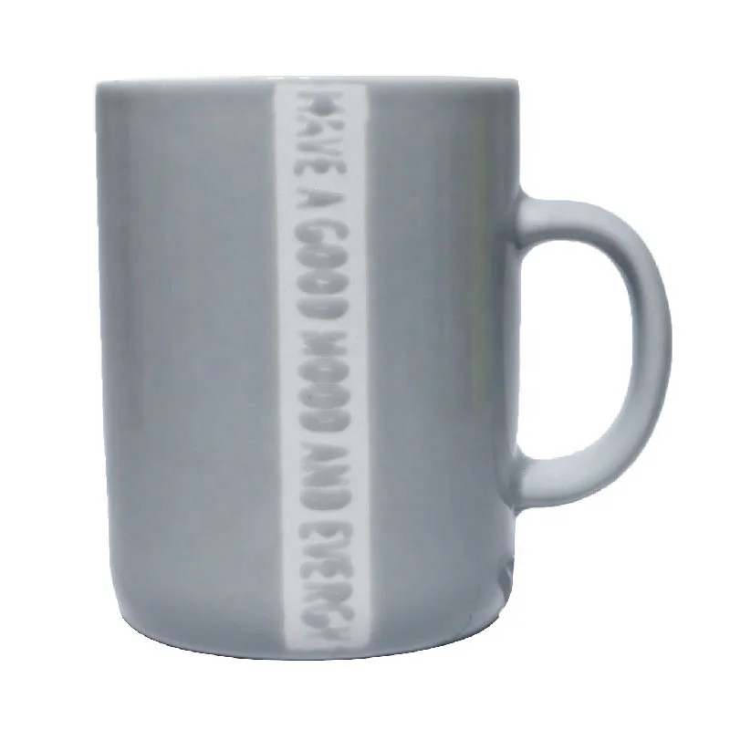 
Eco-friendly New Bone China Solid Color Glaze Ceramic Straight Mug Round Bottom Coffee Mug Tea Drinking Cup Light Blue 