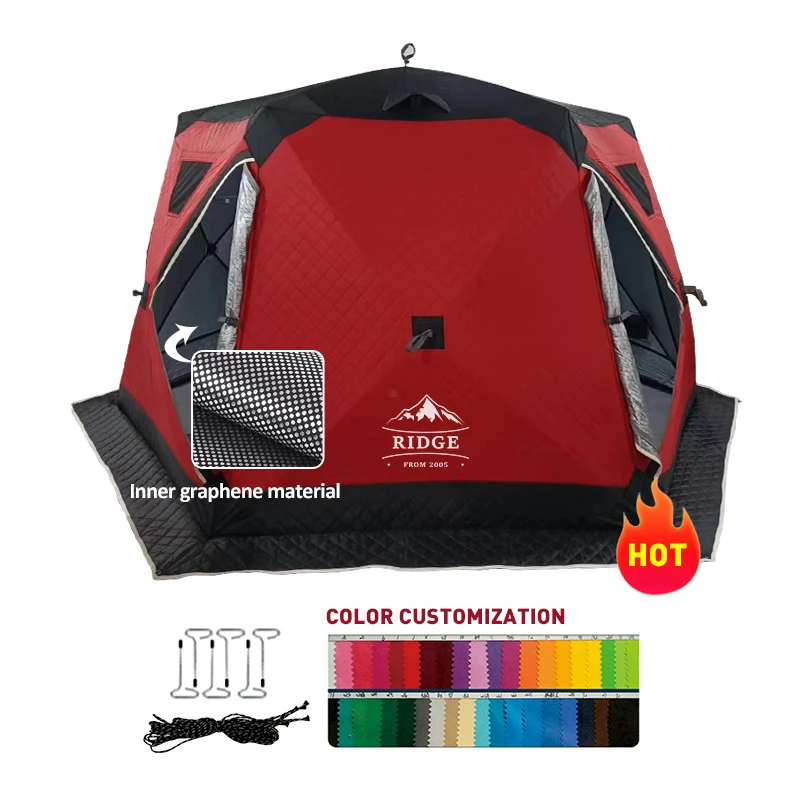 Flip Over House Camping Bed 2.5M Of Cotton And Extra Thick Winter Sun Tent Fashionable Beach Fishing Umbrella Tent