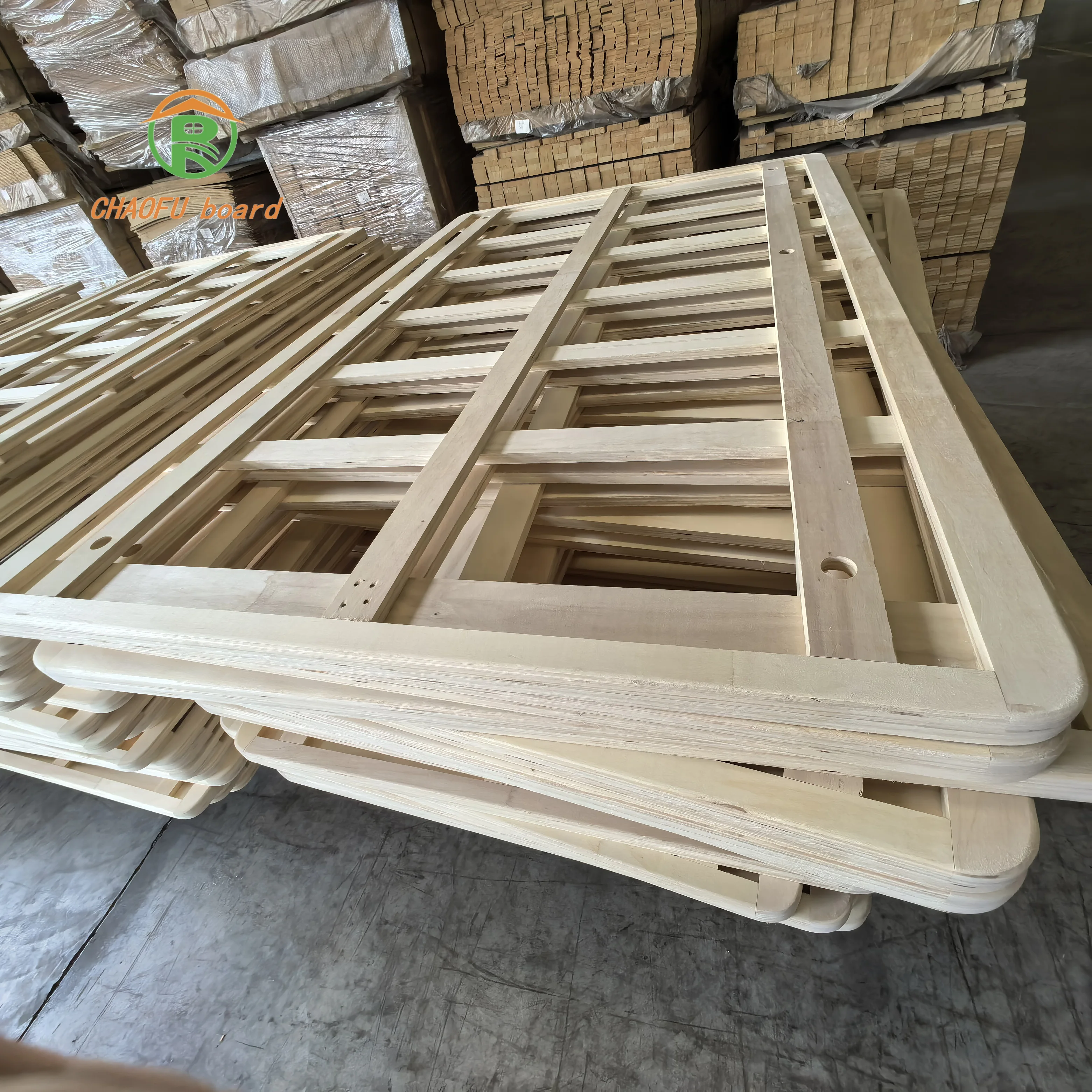 customization wood furniture whole house customization bedstead E0 poplar pine eucalyptus plywood