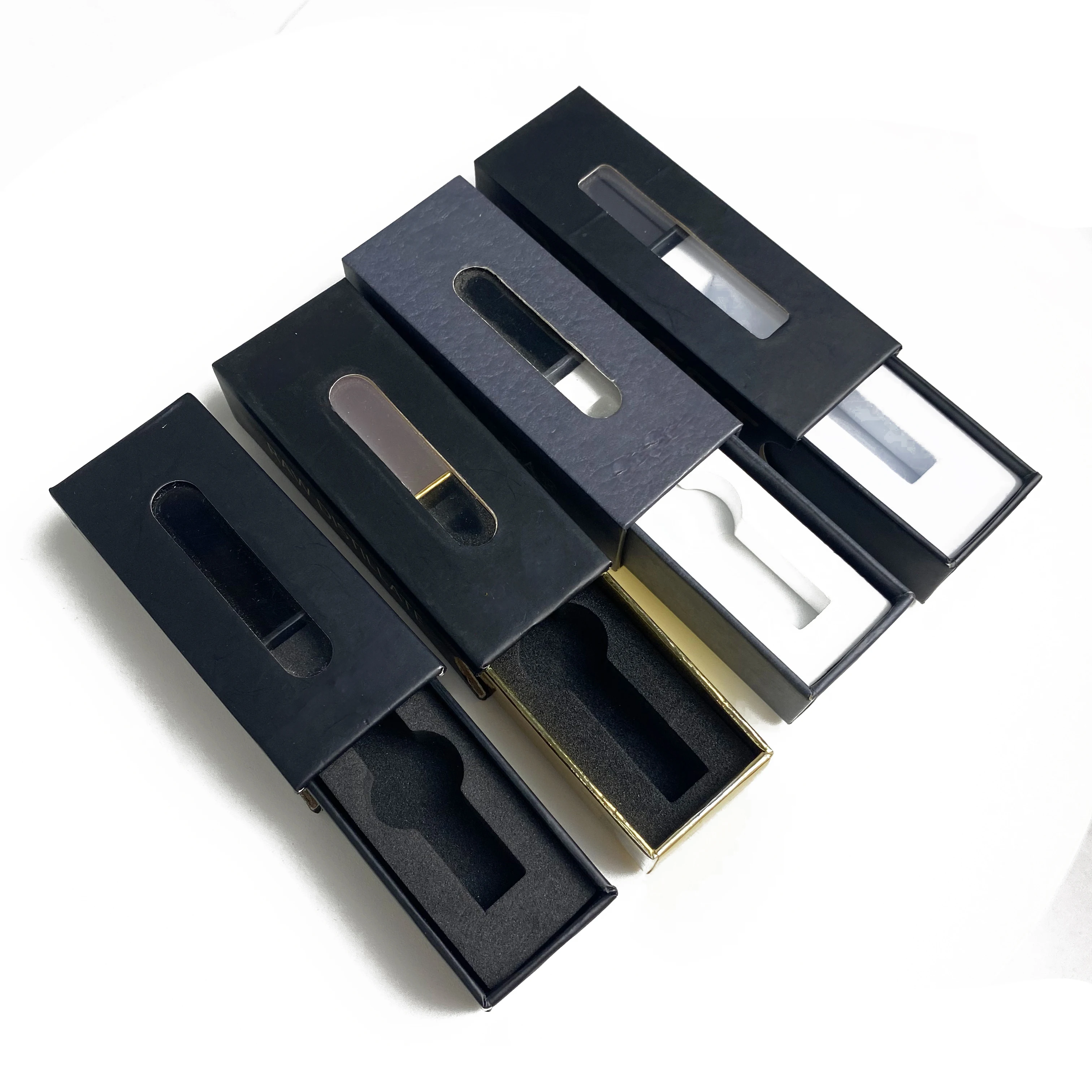 Custom American Packaging Empty CR Carts 1ml 2g Disposable Boxes Muha Meds Packwoods Child Resistant Box Cartridge Packaging