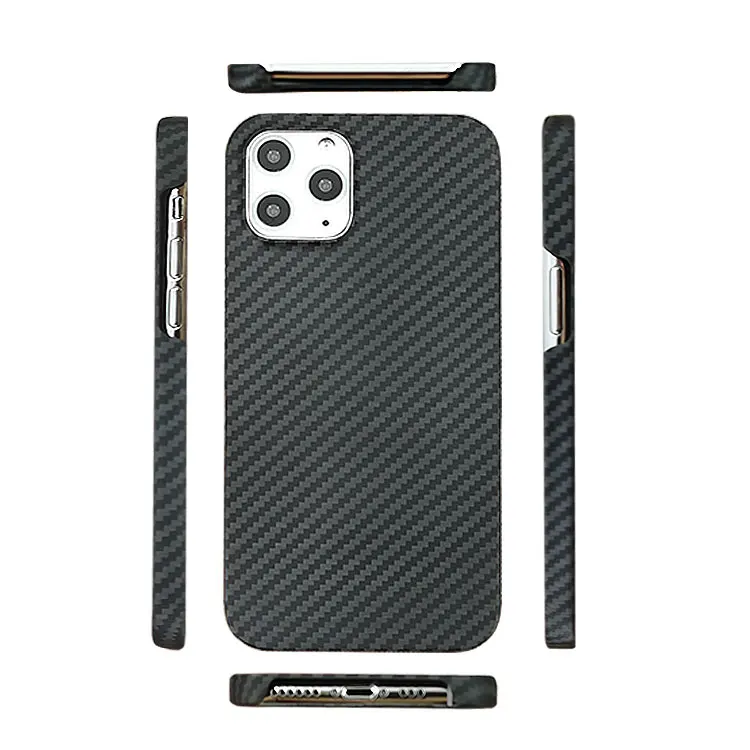 
wholesale promotional aramid fiber matt cell phone case for For iphone 12 pro max 