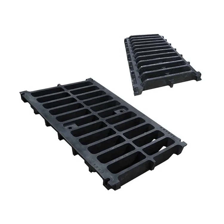 DI Customizable D400 Drain Grating Ductile Iron Casting Manhole Water Gully Grating