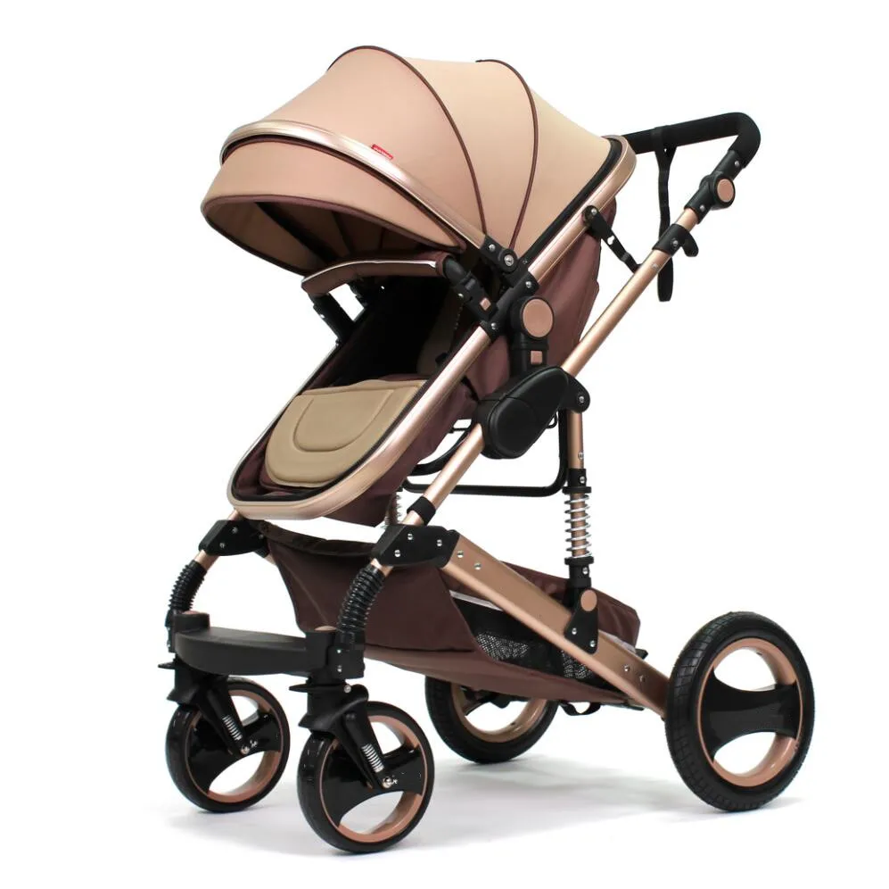 Custom Luxury 3 in 1 Baby Stroller Pram Multifunctional Baby Jogging Stroller