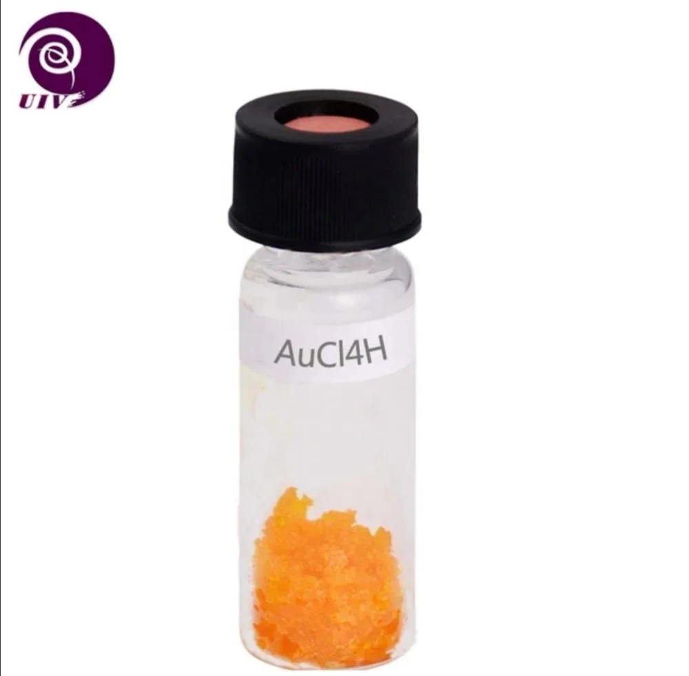 Хлорид золота хлорауриновая кислота HAuCl4 CAS