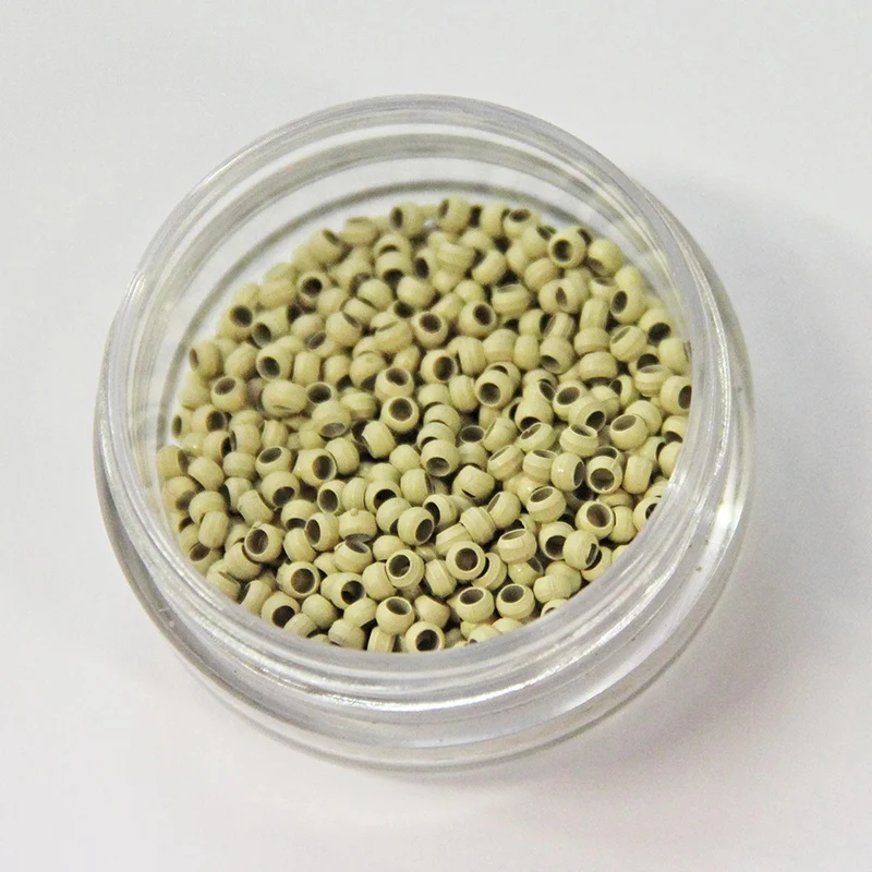 
Silicone lined nano tip hair extensions on the top 